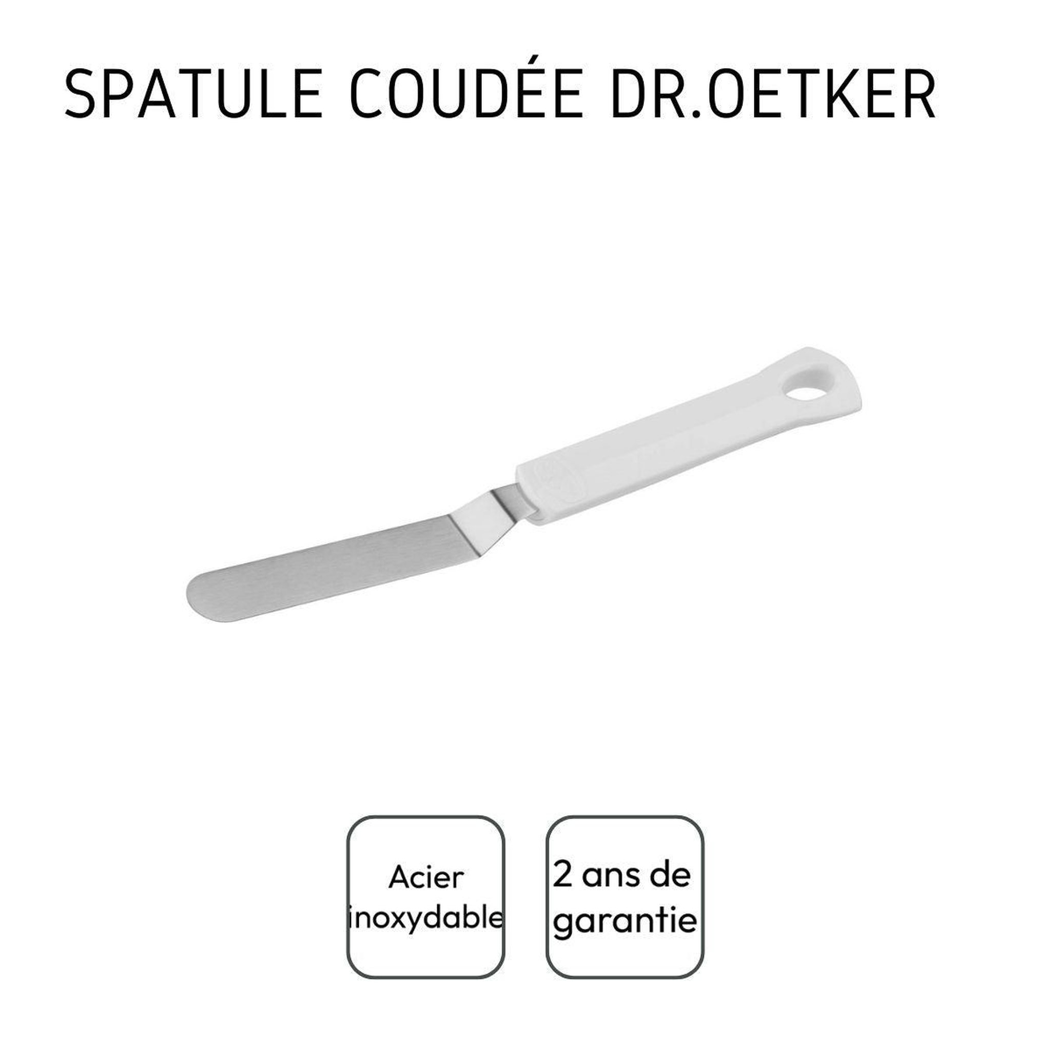 Voir la diapositive 4 : DR.OETKER Mini spatule coudée 23 cm dr. Oetker baker edition