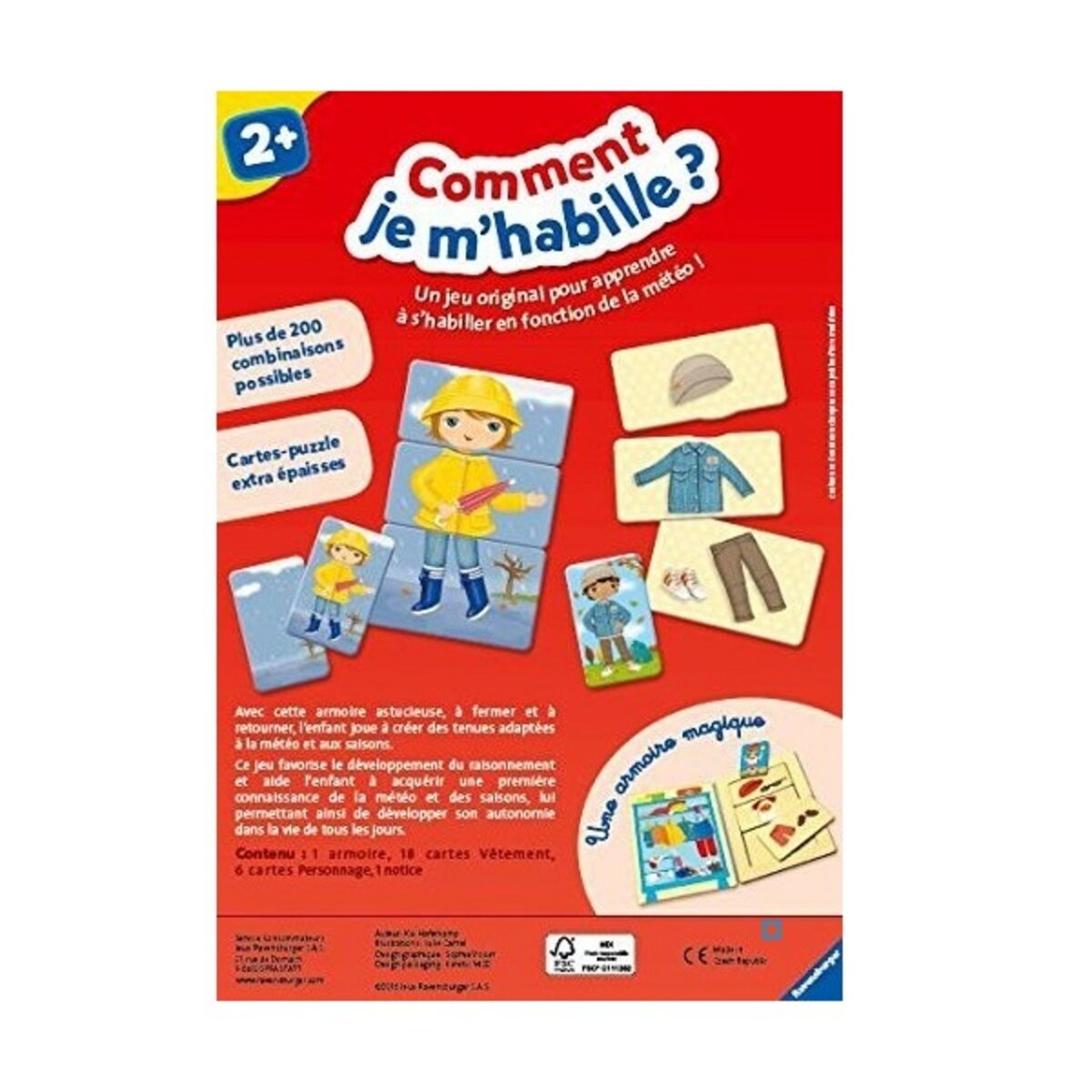 RAVENSBURGER Comment je m'habille ?