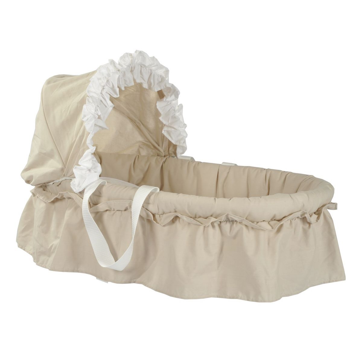 BAMBISOL Couffin bébé en osier Noisette 