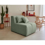 Voir la diapositive 6 : LISA DESIGN Caracas - canapé modulable d'angle droit - 5 places - en tissu