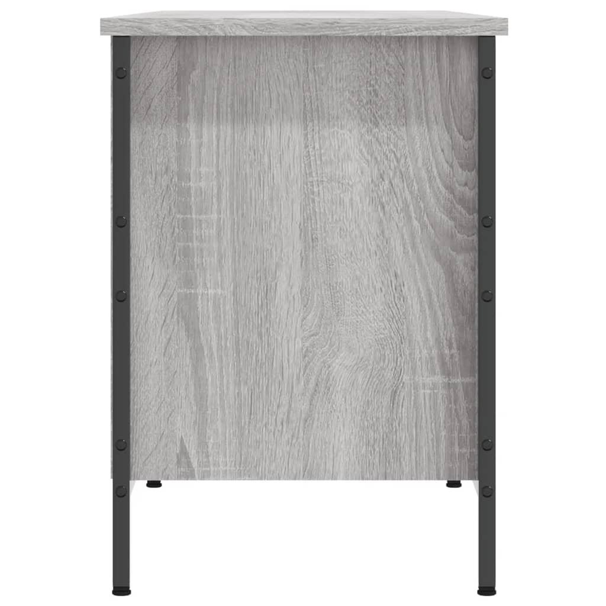 Voir la diapositive 5 : VIDAXL Armoire a chaussures sonoma gris 131x35x50 cm bois d'ingenierie