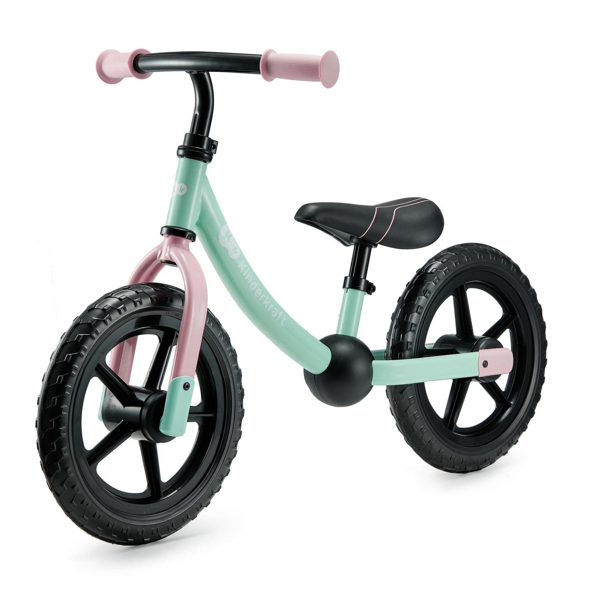 Voir la diapositive 1 : KINDERKRAFT Draisienne enfant grandes roues tout terrain réglable