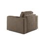 Voir la diapositive 3 : BEST MOBILIER Topaze - fauteuil - en tissu velours relief