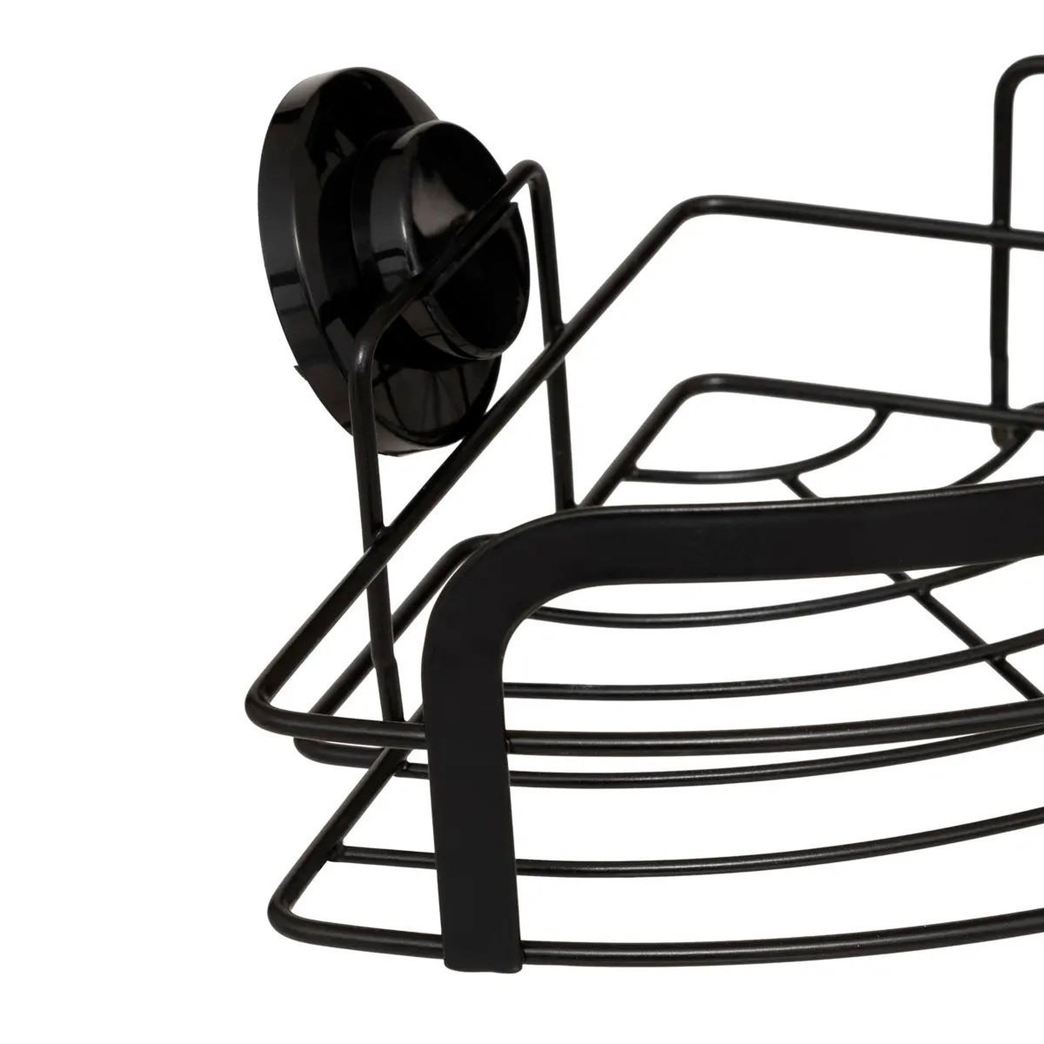 Voir la diapositive 3 : FIVE Étagère d'angle de douche  venterra  27cm noir