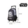 Voir la diapositive 6 : Bagtrotter BAGTROTTER Sac à dos à roulettes Disney Star Wars Noir