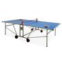 Voir la diapositive 5 : SWEEEK Table de ping pong OUTDOOR bleue - table pliable avec 4 raquettes et 6 balles. pour utilisation extérieure. sport tennis de table