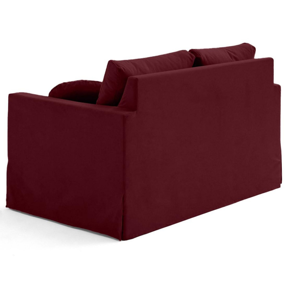 LISA DESIGN Serena - canapé droit déhoussable 2 places en tissu
