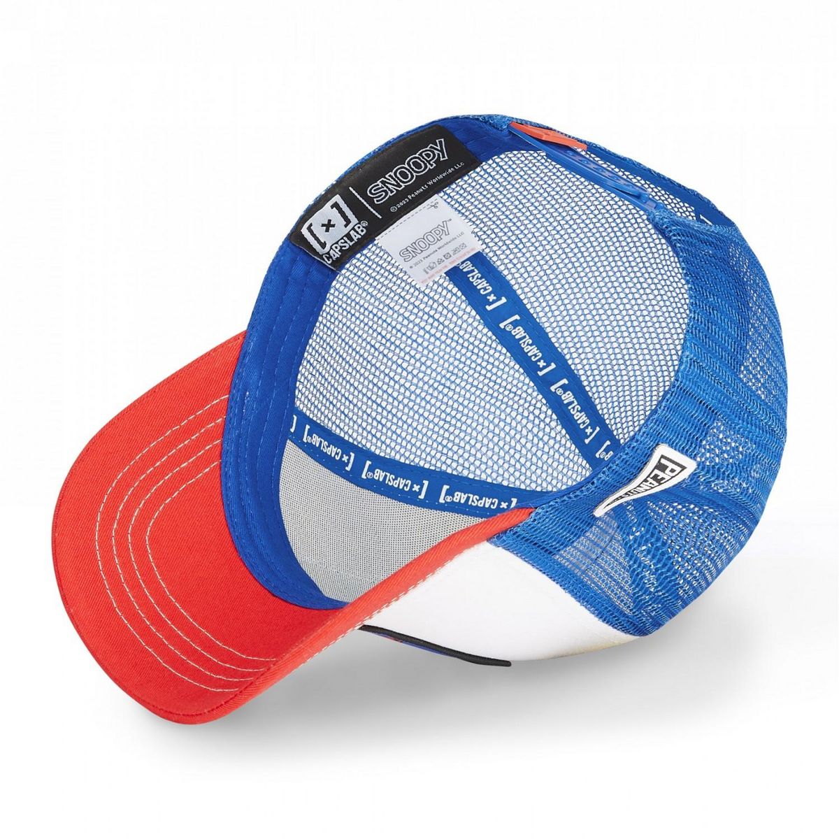 CAPSLAB Casquette trucker fermeture snapback Peanuts Capslab