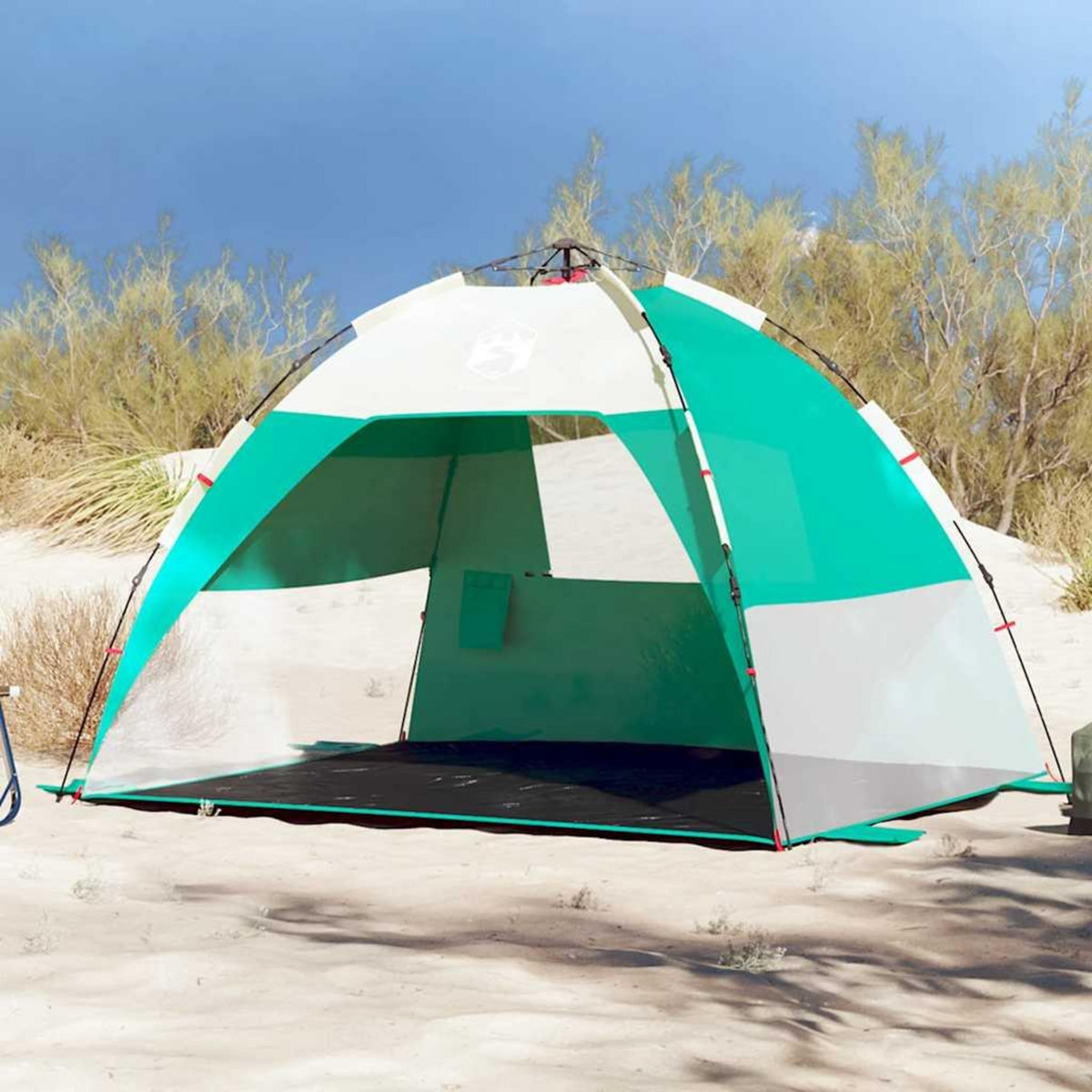 VIDAXL Tente de plage 2 personnes liberation rapide impermeable