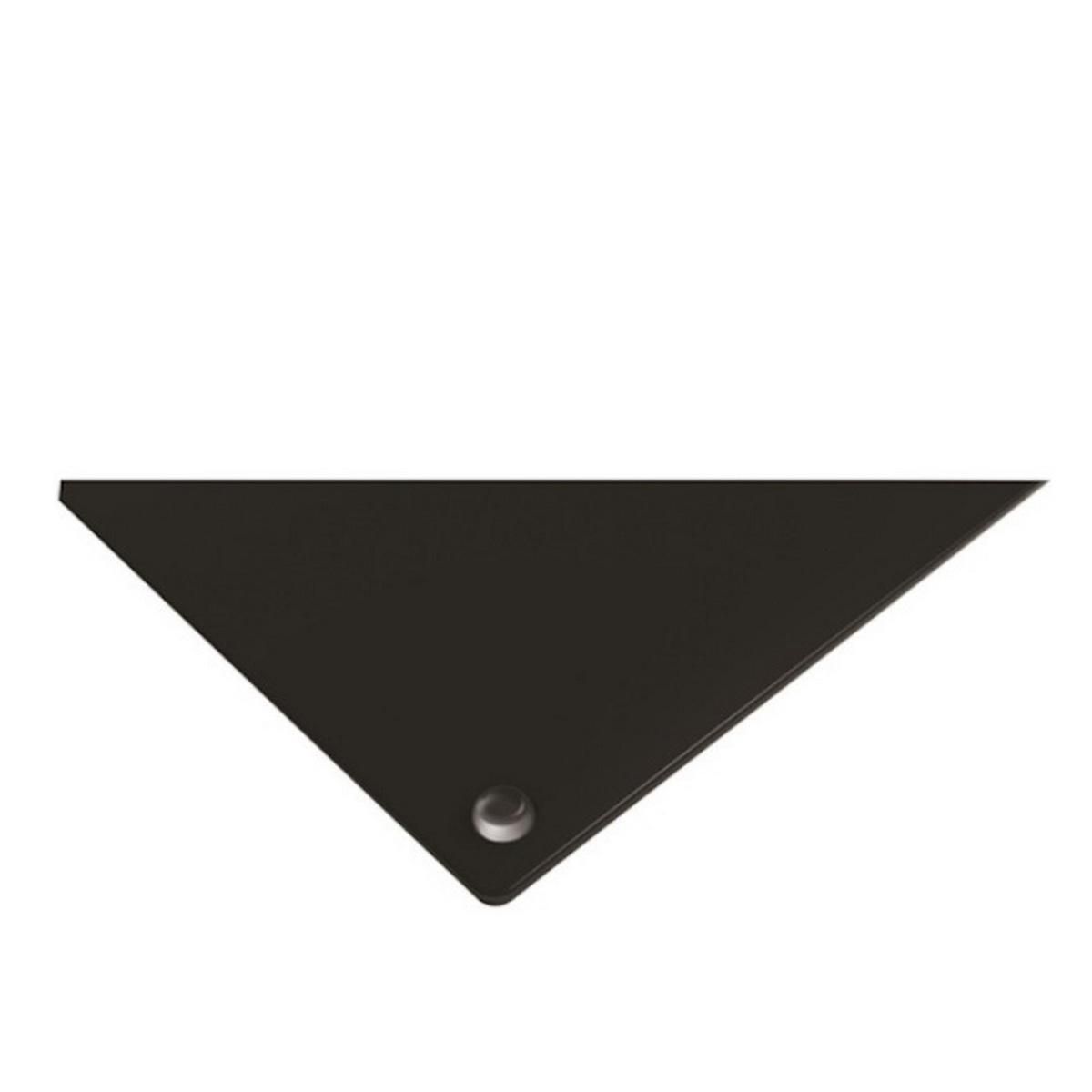 PEBBLY Planche de protection cuisson pour plaque 57x50cm, noire