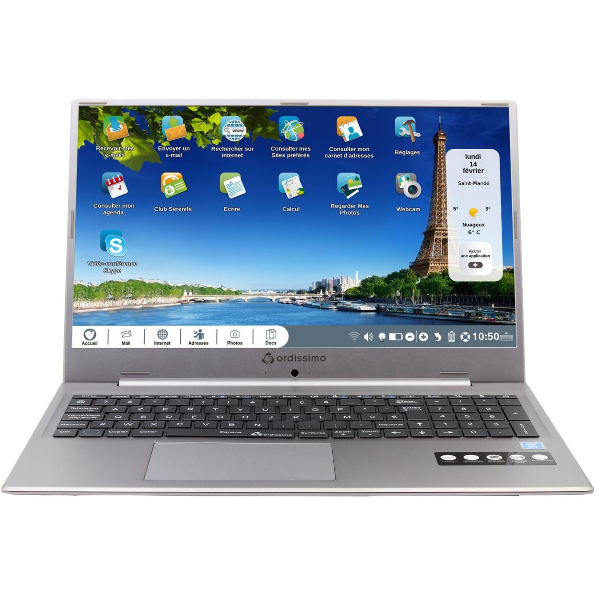 Voir la diapositive 1 : Ordissimo Portable Laura 2 + livre ordissimo offert