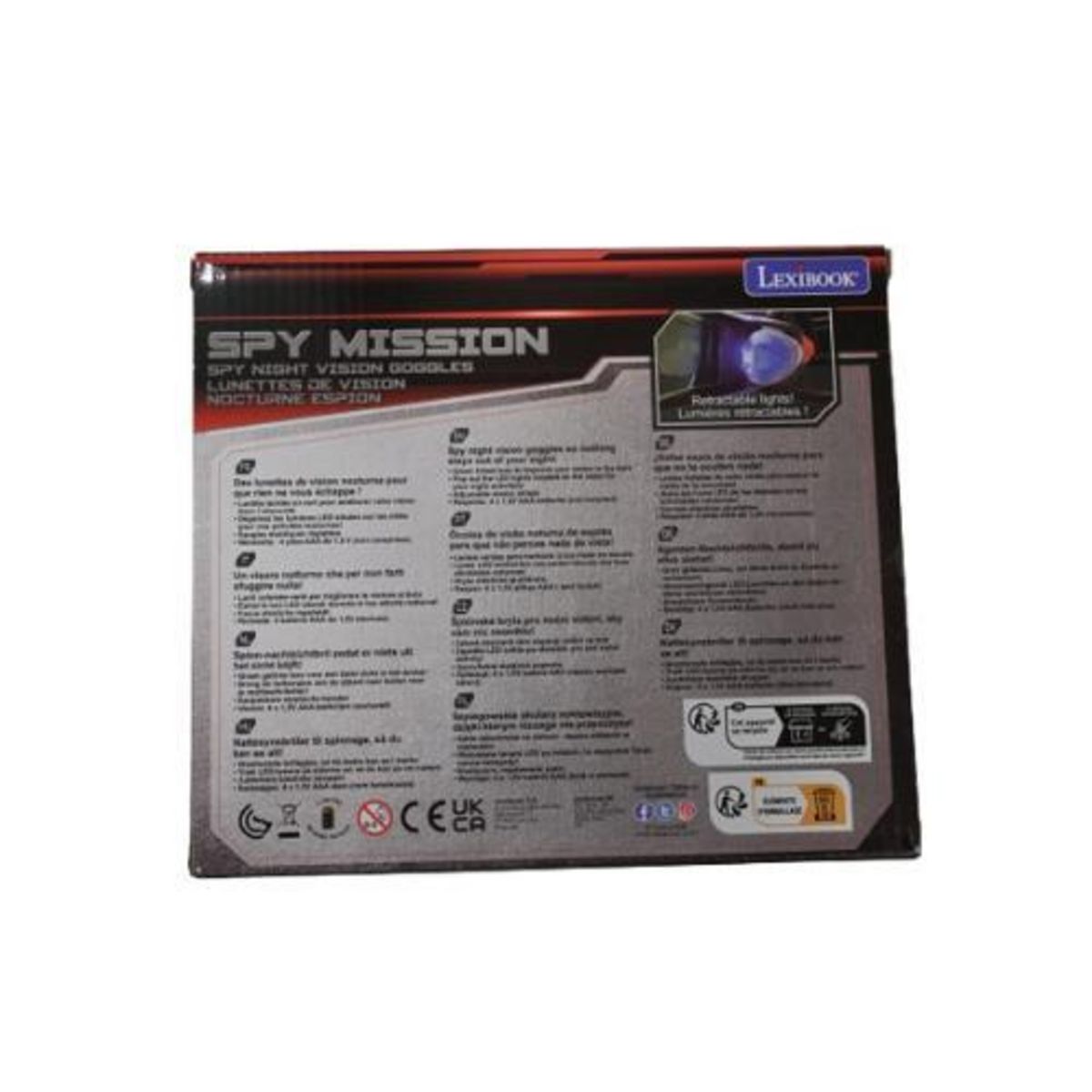 Lexibook Lunettes de vision nocturne Spy Mission