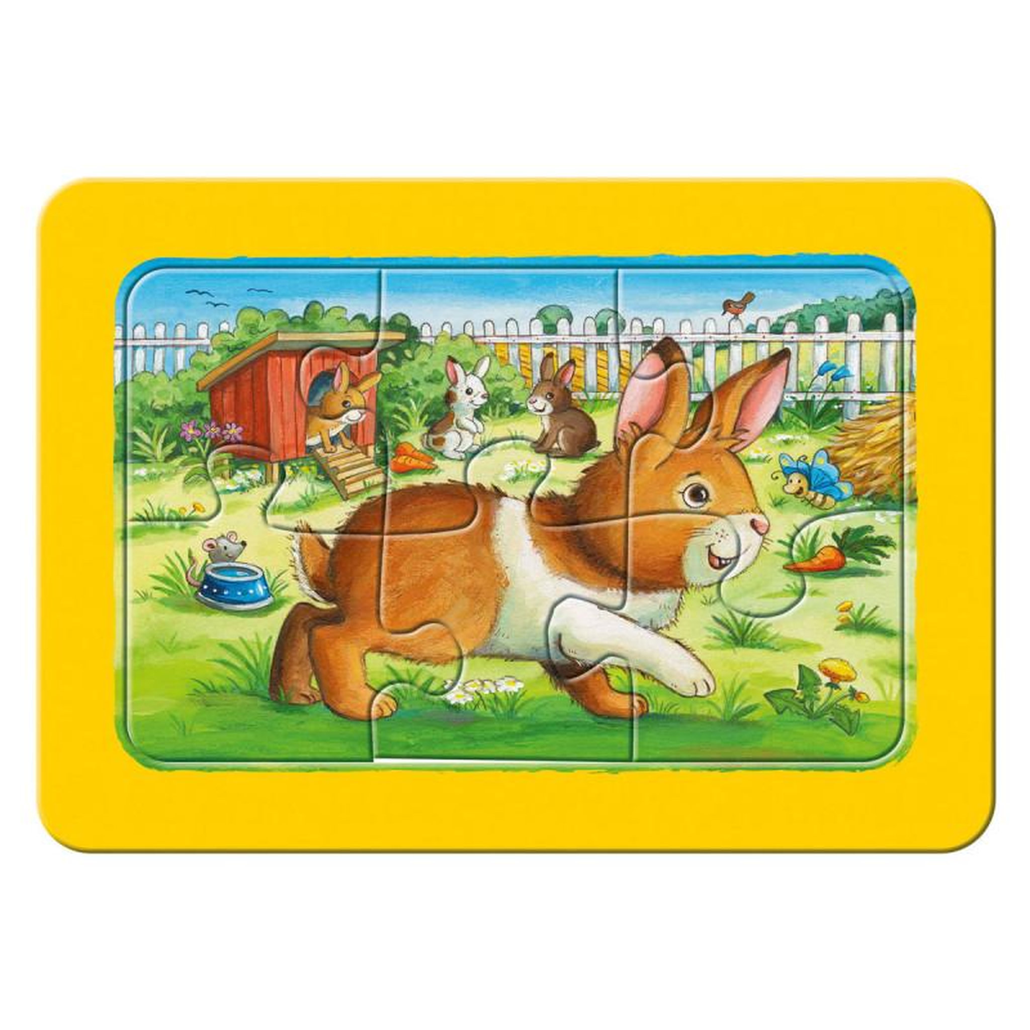 Voir la diapositive 4 : RAVENSBURGER Ravensburger - Jigsaw puzzle My Animal Friends, 3x6 pcs. 070626
