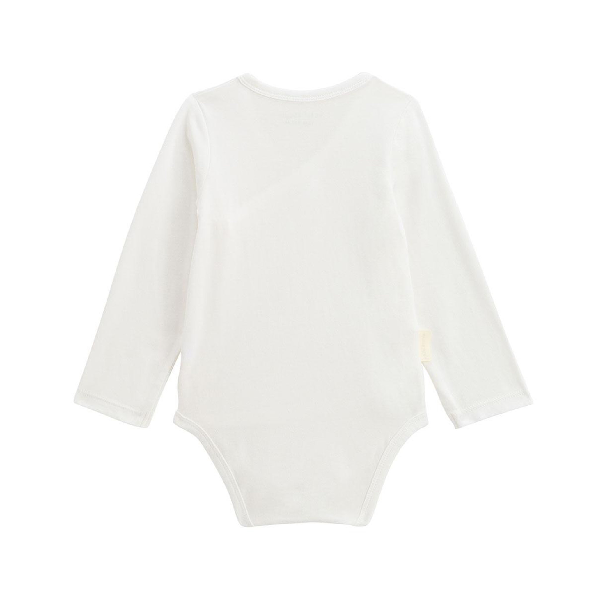 Voir la diapositive 3 : Petit Béguin Lot de 5 bodies bébé manches longues ouverture croisée louison