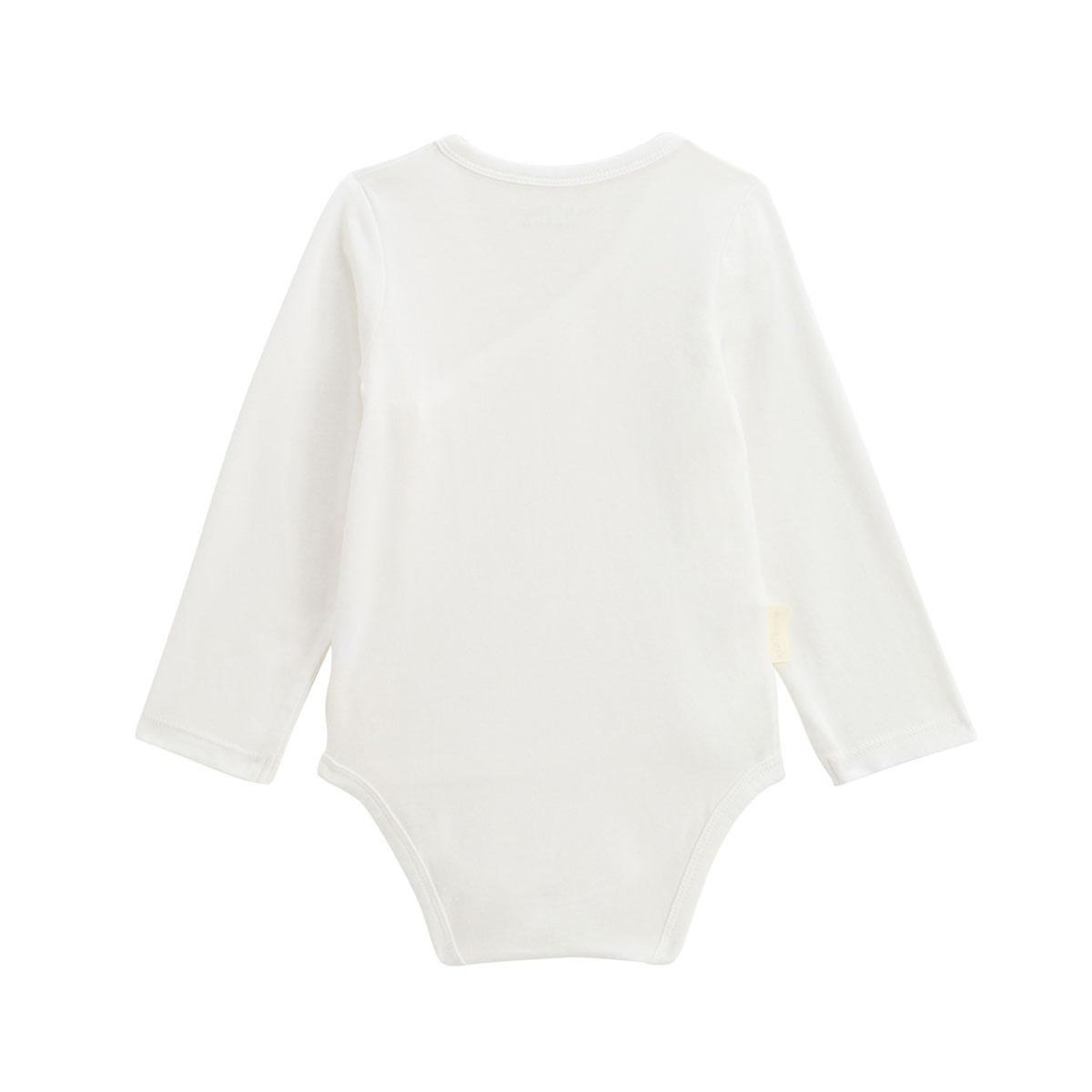 Petit Béguin Lot de 5 bodies bébé manches longues ouverture croisée Louison