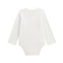 Voir la diapositive 3 : Petit Béguin Lot de 5 bodies bébé manches longues ouverture croisée Louison