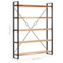 Voir la diapositive 6 : VIDAXL Bibliotheque a 5 niveaux 140x30x180 cm Bois d'acacia solide