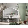 Voir la diapositive 2 : Paris Prix Lit Cabane Enfant  Housebed  90x200cm Blanc