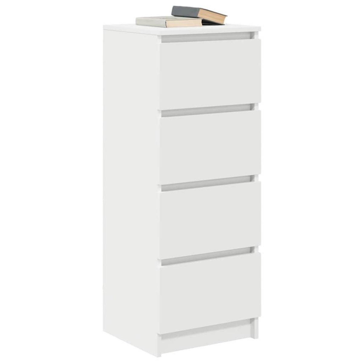 VIDAXL Buffet blanc 37,5x35x99 cm bois d'ingenierie