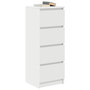 Voir la diapositive 4 : VIDAXL Buffet blanc 37,5x35x99 cm bois d'ingenierie