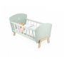 Voir la diapositive 3 : Juratoys-Janod Lit en bois pour poupon-collection zen
