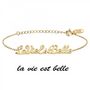 Voir la diapositive 3 : SC CRYSTAL La vie est belle - Bracelet à message
