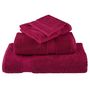 Voir la diapositive 4 : VIDAXL Serviettes de visage de qualité sup. SOLUND 10 pcs bordeaux