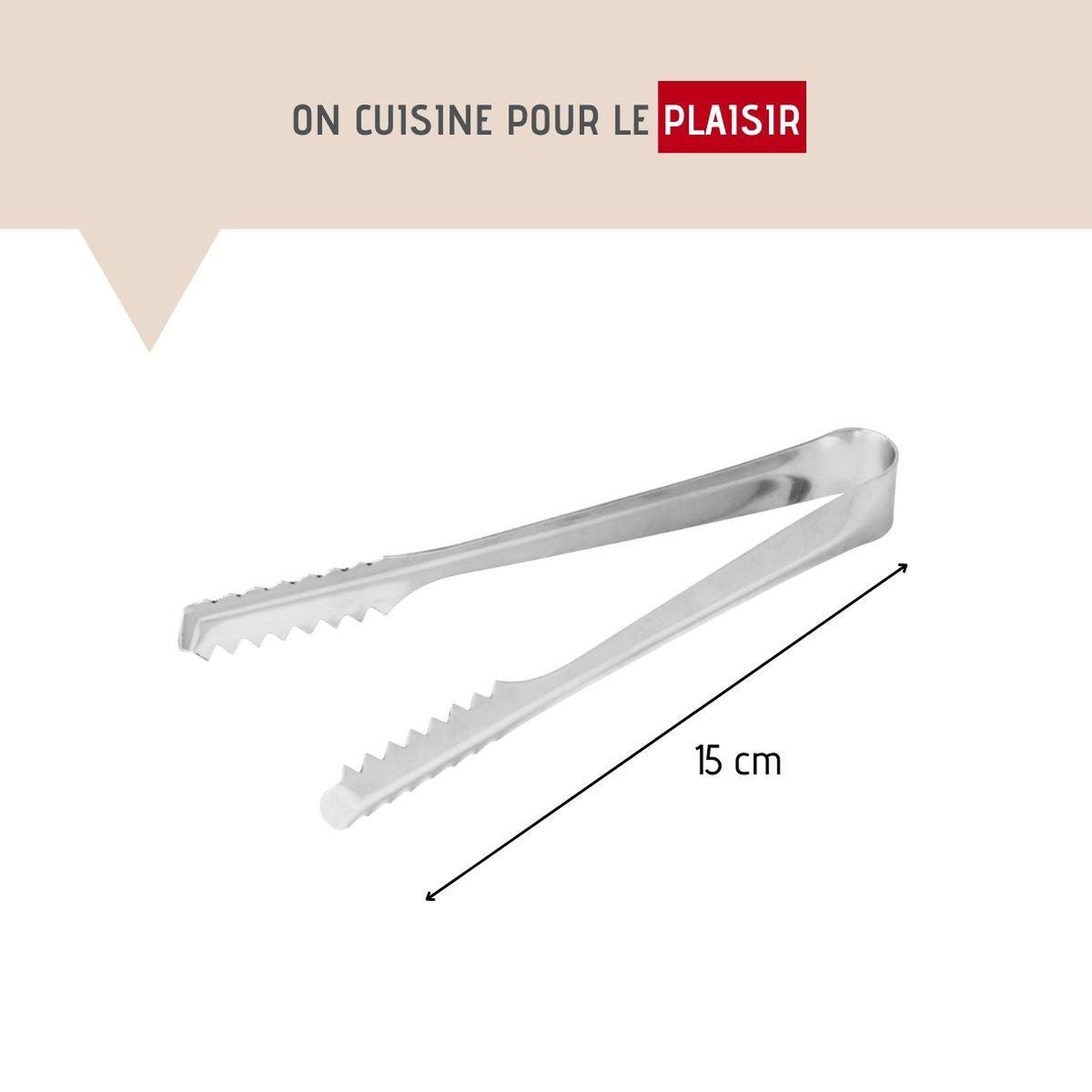 Voir la diapositive 3 : Fackelmann Pince à glaçons inox 15 cm fackelmann bar concept