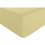 BATON ROUGE Drap housse 100% lin lavé 160gsm. Coloris disponibles : Jaune