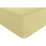 BATON ROUGE Drap housse 100% lin lavé 160gsm. Coloris disponibles : Jaune