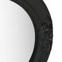 Voir la diapositive 3 : VIDAXL Miroir mural style baroque 50 cm noir