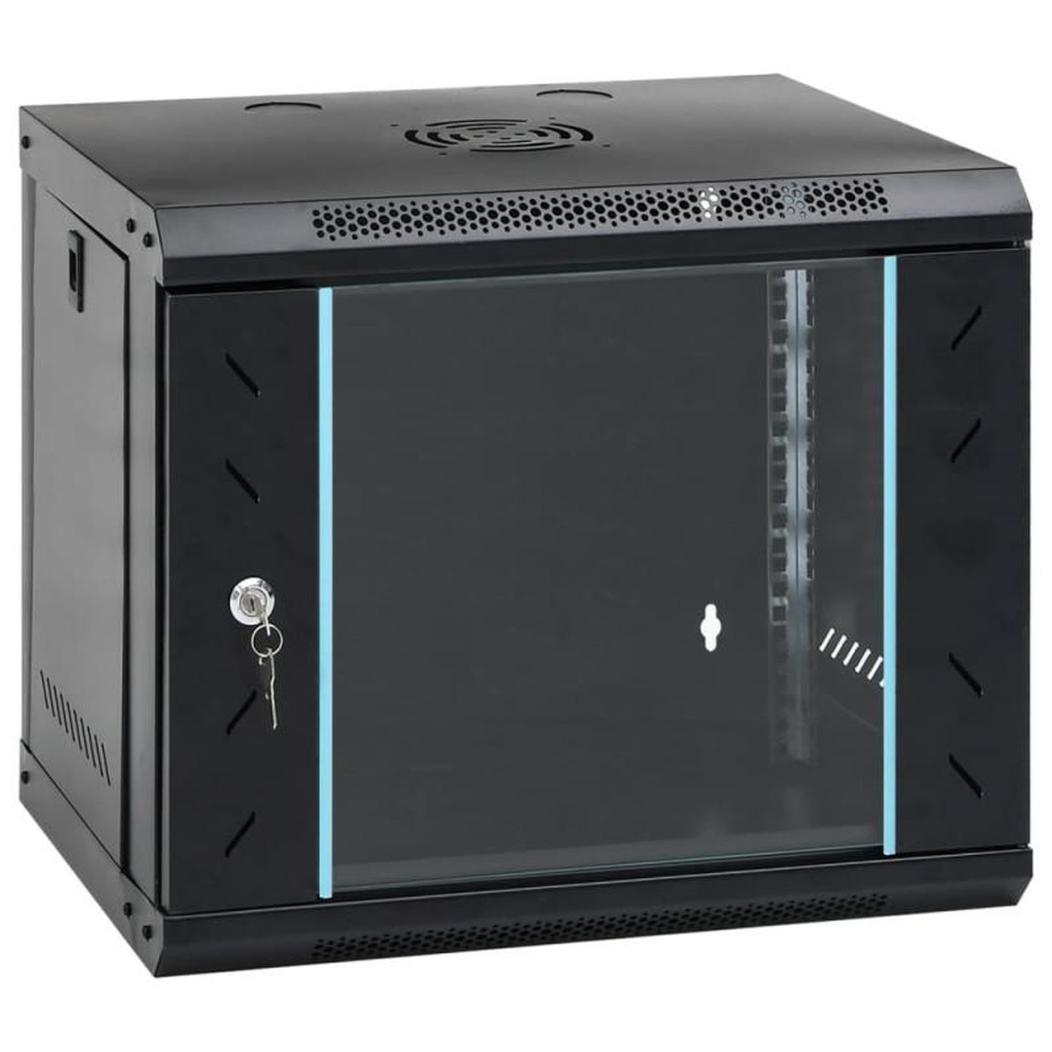 VIDAXL Coffret de réseau mural 9U 19 IP20 53x40x45 cm