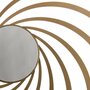 MACABANE THEODORE - Miroir rond 100x100cm métal doré déco
