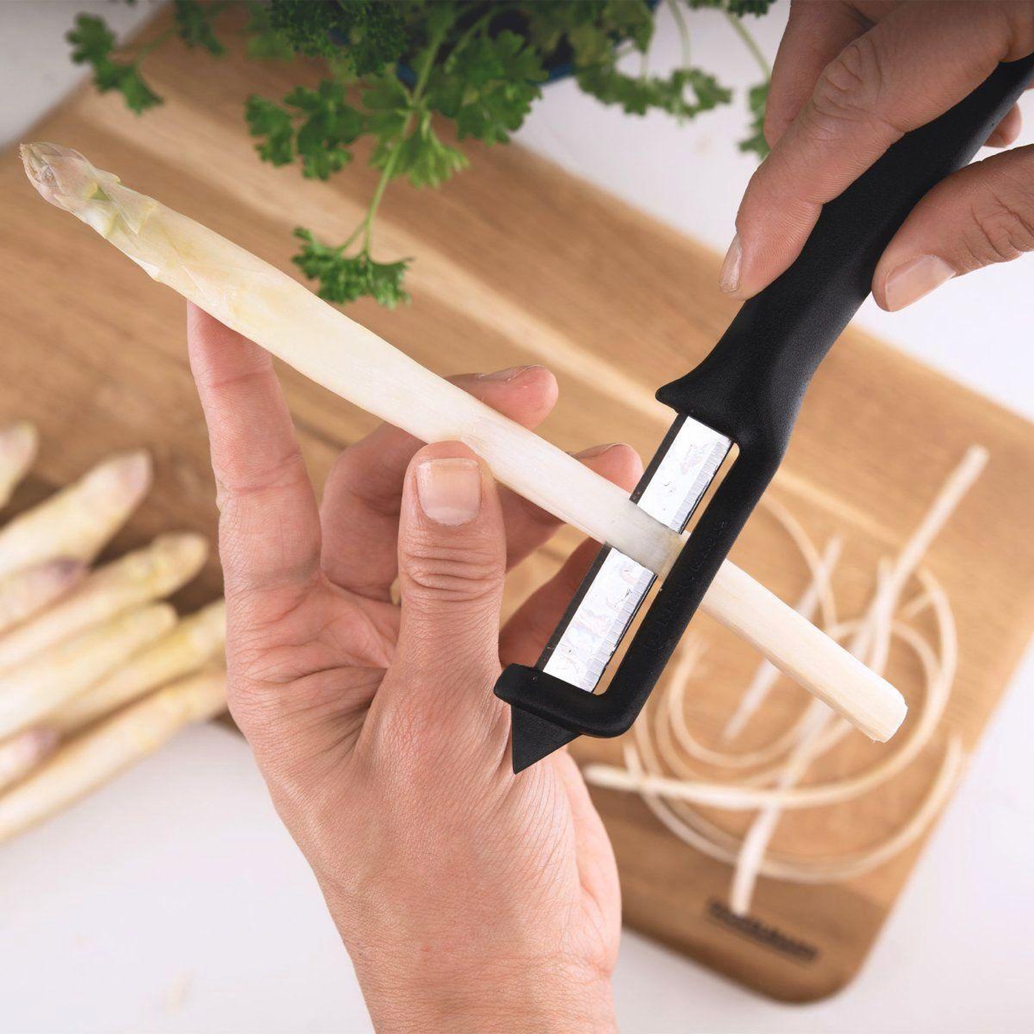 Voir la diapositive 2 : Fackelmann Lot de 2 éplucheurs multifonctions pour légumes 19 cm fackelmann basic