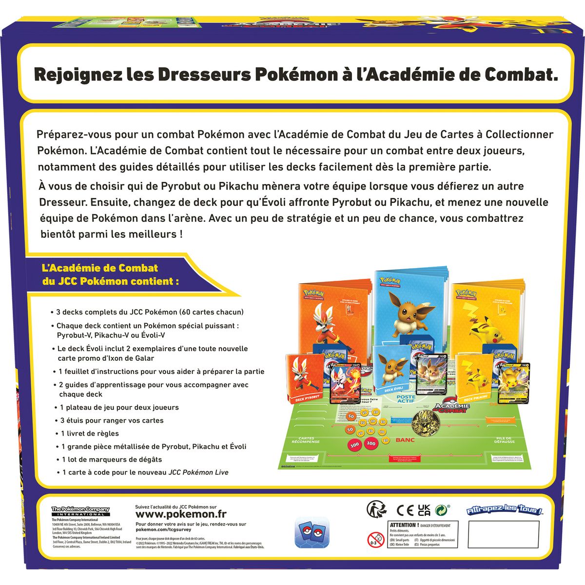 POKEMON Coffret Académie de Combat Pokémon 2nd édition