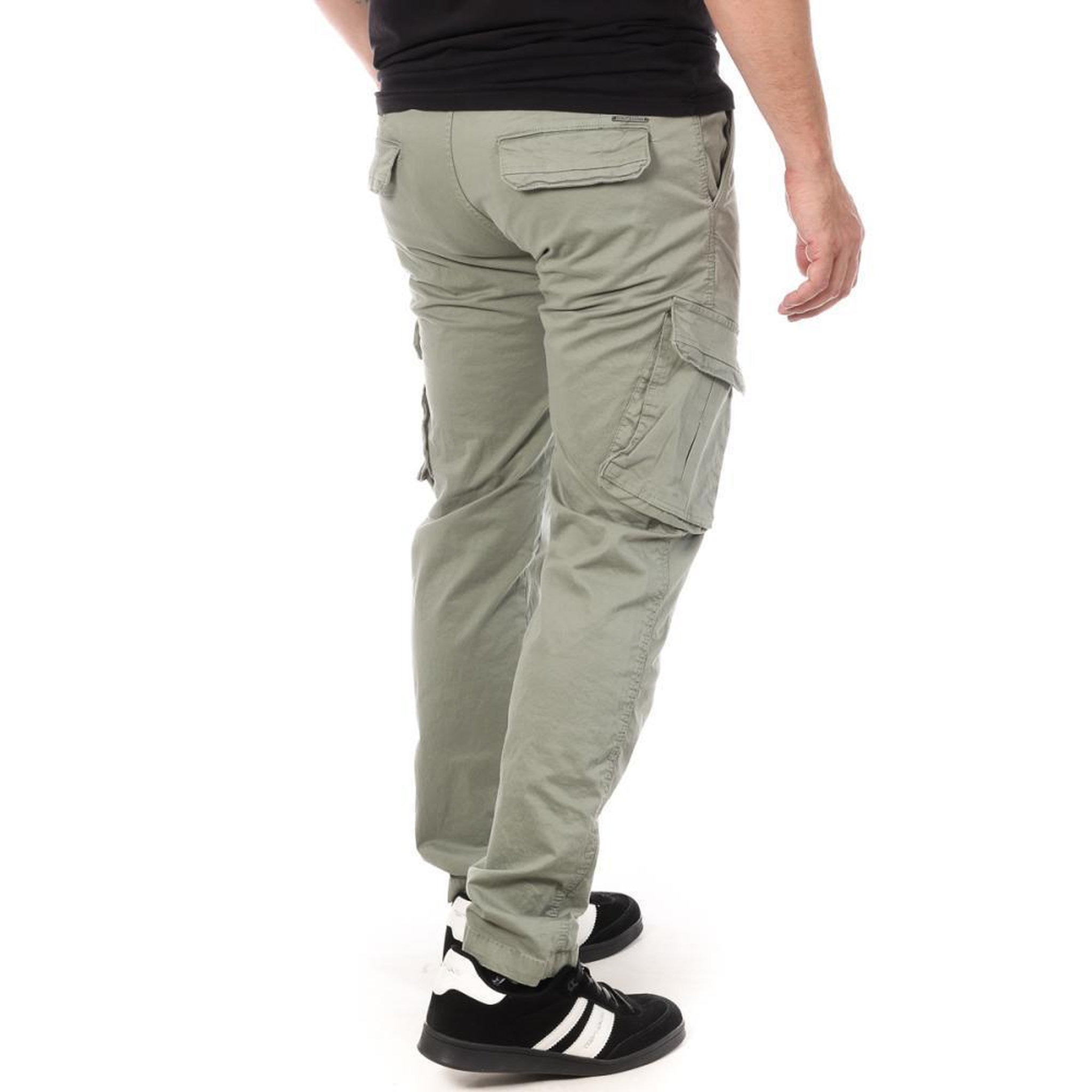 Voir la diapositive 2 : PANAME BROTHERS Pantalon Vert Homme Paname Brothers James