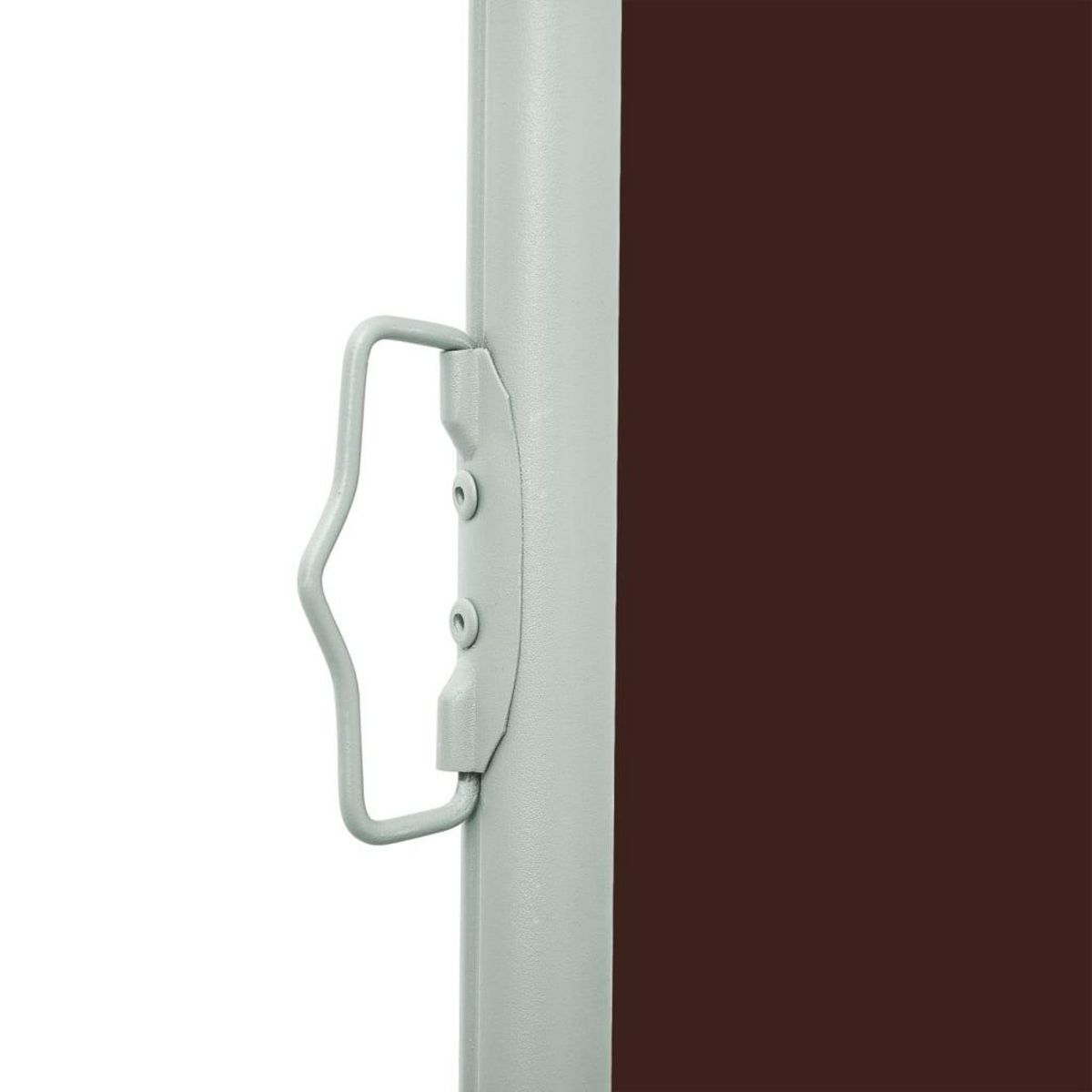 VIDAXL Auvent lateral retractable de patio 600x160 cm marron