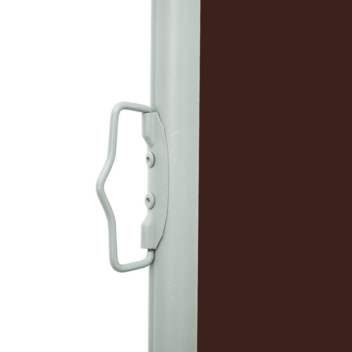 VIDAXL Auvent lateral retractable de patio 600x160 cm marron