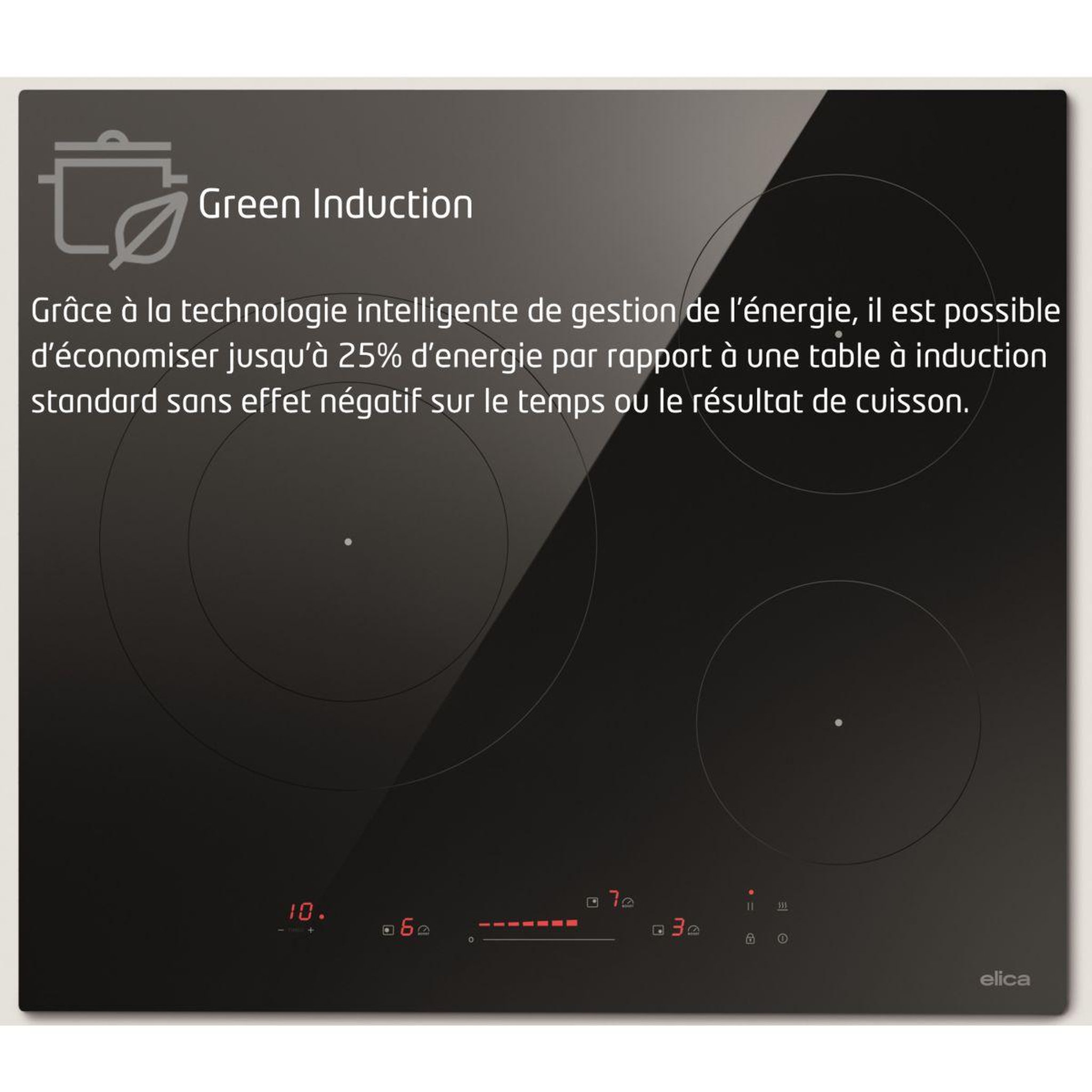 Voir la diapositive 4 : ELICA Plaque induction PRIMIS 604 PLUS BL