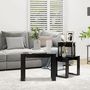 Voir la diapositive 3 : VIDAXL Tables gigognes 3 pcs Noir Bois d ingénierie