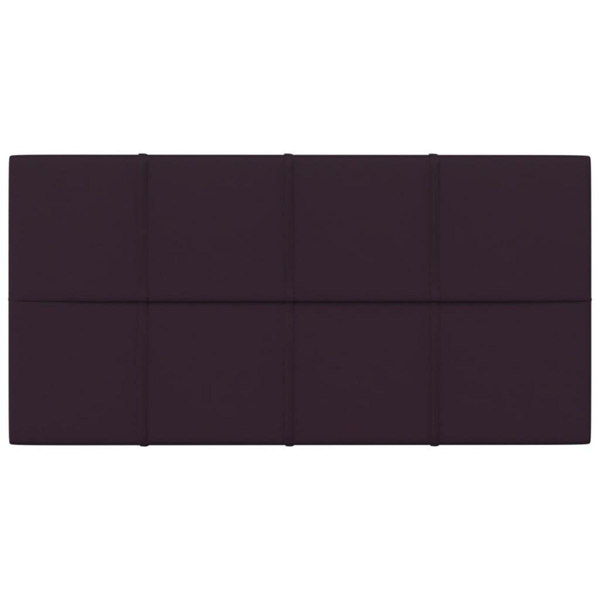 VIDAXL Panneaux muraux 12 pcs Violet 60x30 cm Tissu 2,16 m^2