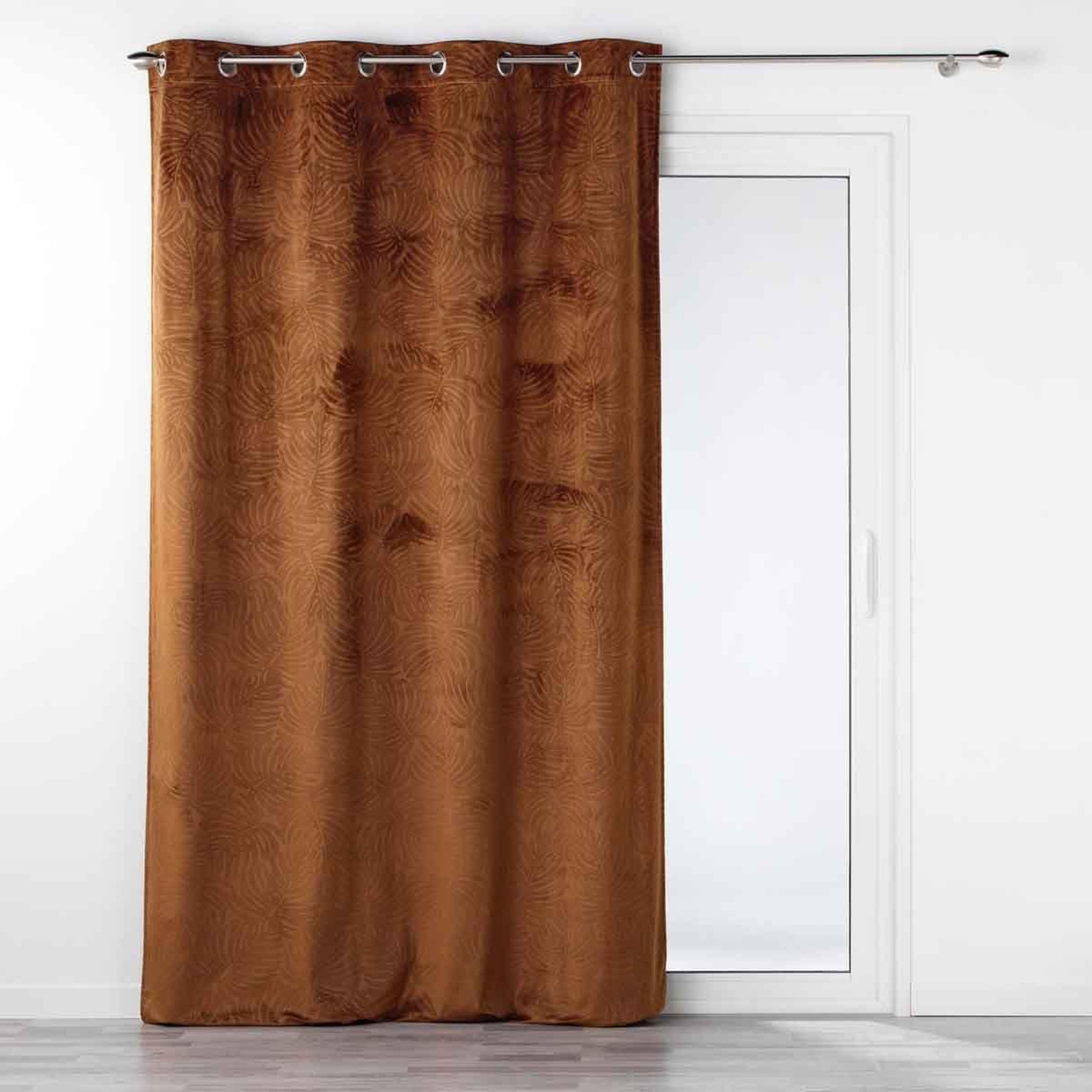 Douceur d'Intérieur Rideau occultant  analia  140x240cm camel