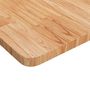 Voir la diapositive 3 : VIDAXL Dessus de table carre Marron clair40x40x2,5cm Bois chene traite
