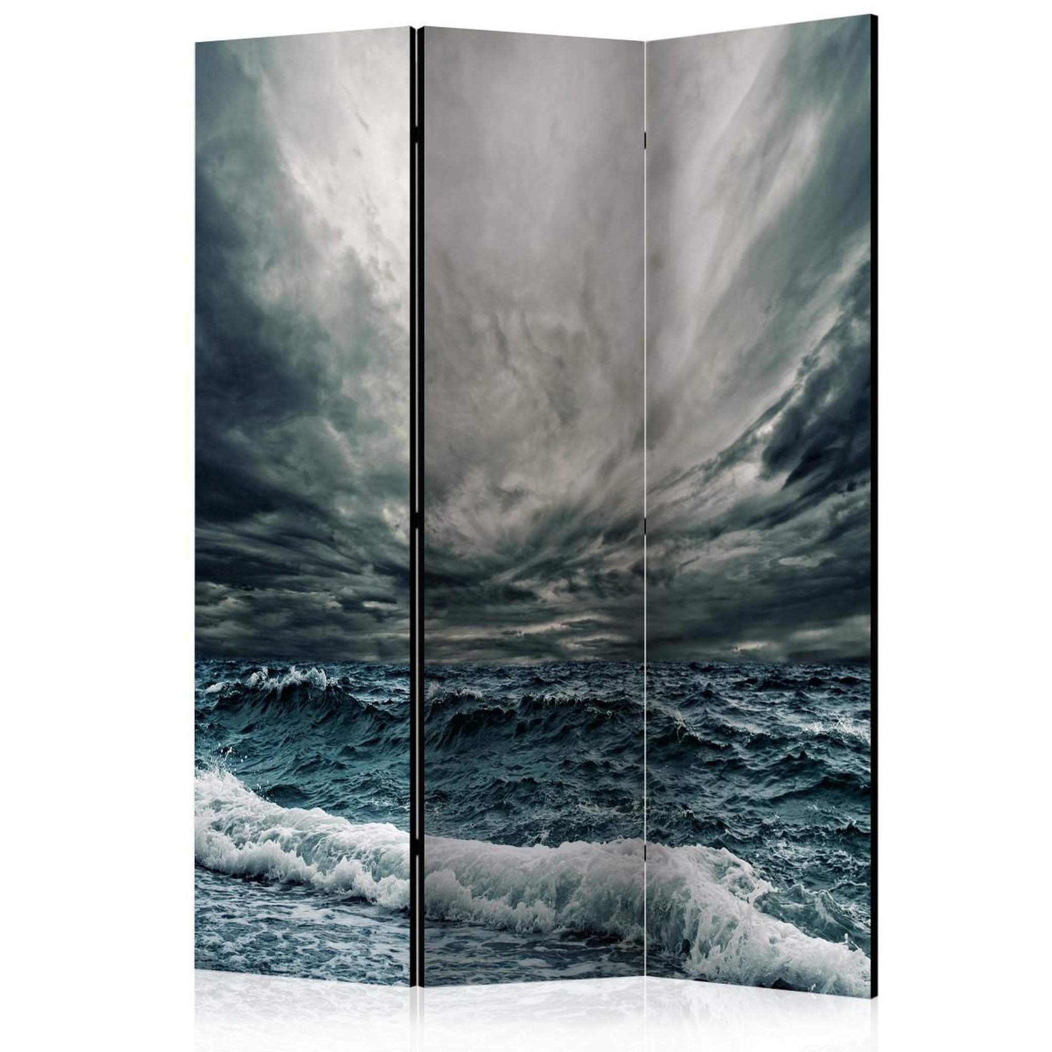 Paris Prix Paravent 3 volets  ocean waves  135x172cm