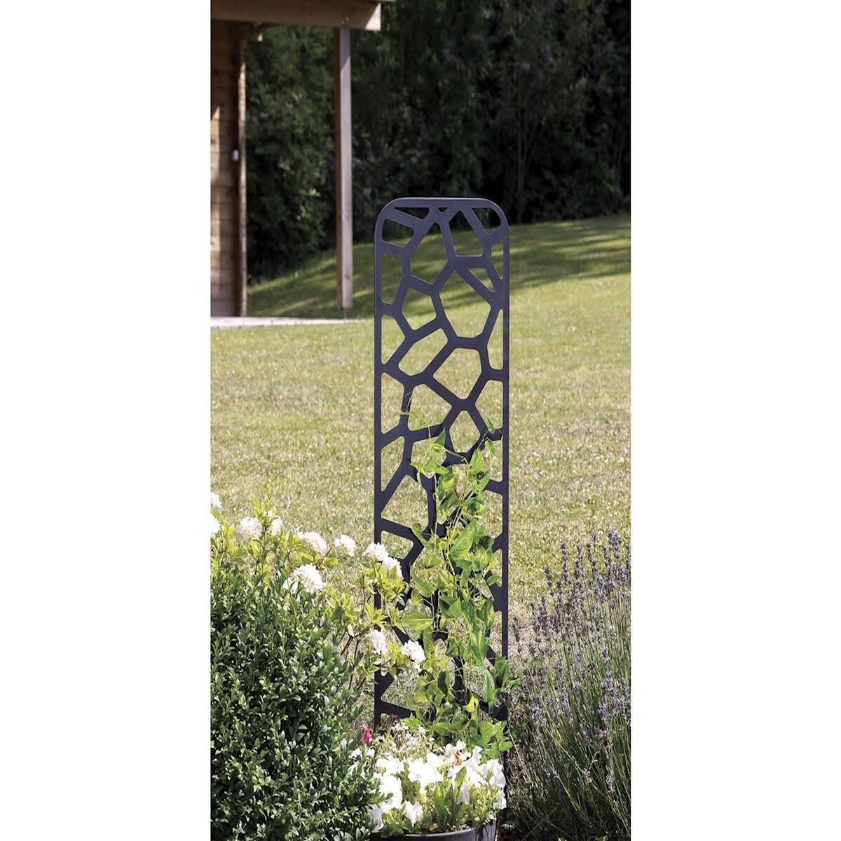 Habitat et Jardin Treillis -   Stone   - Lot de 6 - 0.34 x 1.20 m - Gris