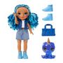 Voir la diapositive 2 : Rainbow High Littles - Poupée 15cm + animal de compagnie - Bleu - Des 4ans