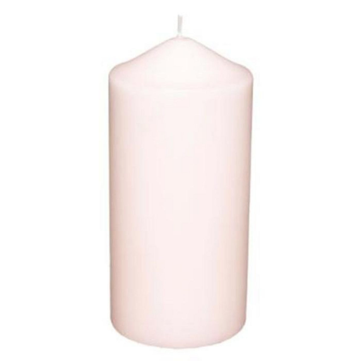 COMPTOIR DE LA BOUGIE Bougie Cylindrique Déco  Hugo  14cm Rose Clair