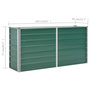Voir la diapositive 6 : VIDAXL Lit sureleve de jardin Acier galvanise 160x40x77 cm Vert