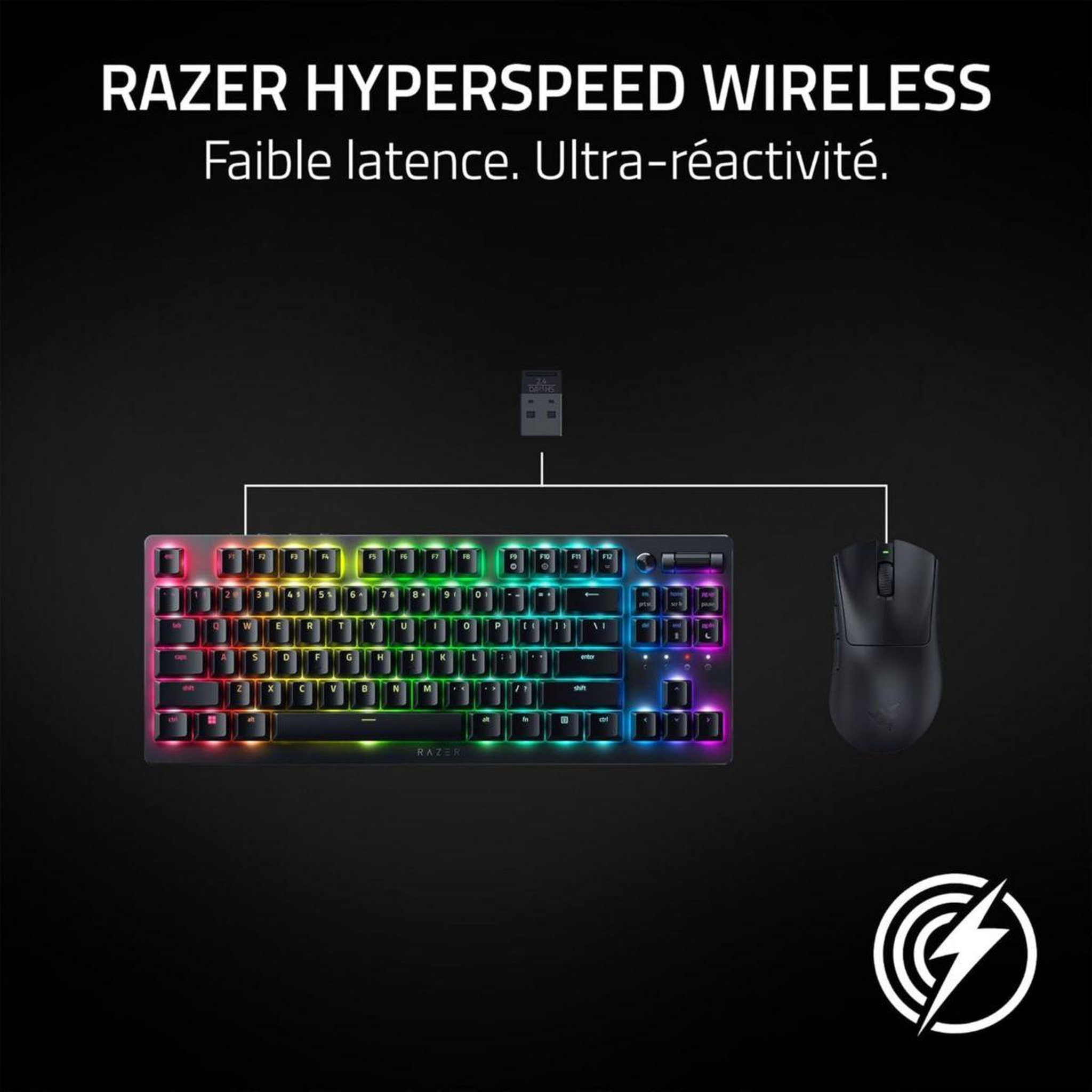 Voir la diapositive 5 : Razer Souris gamer sans fil deathadder v3 hyperspeed
