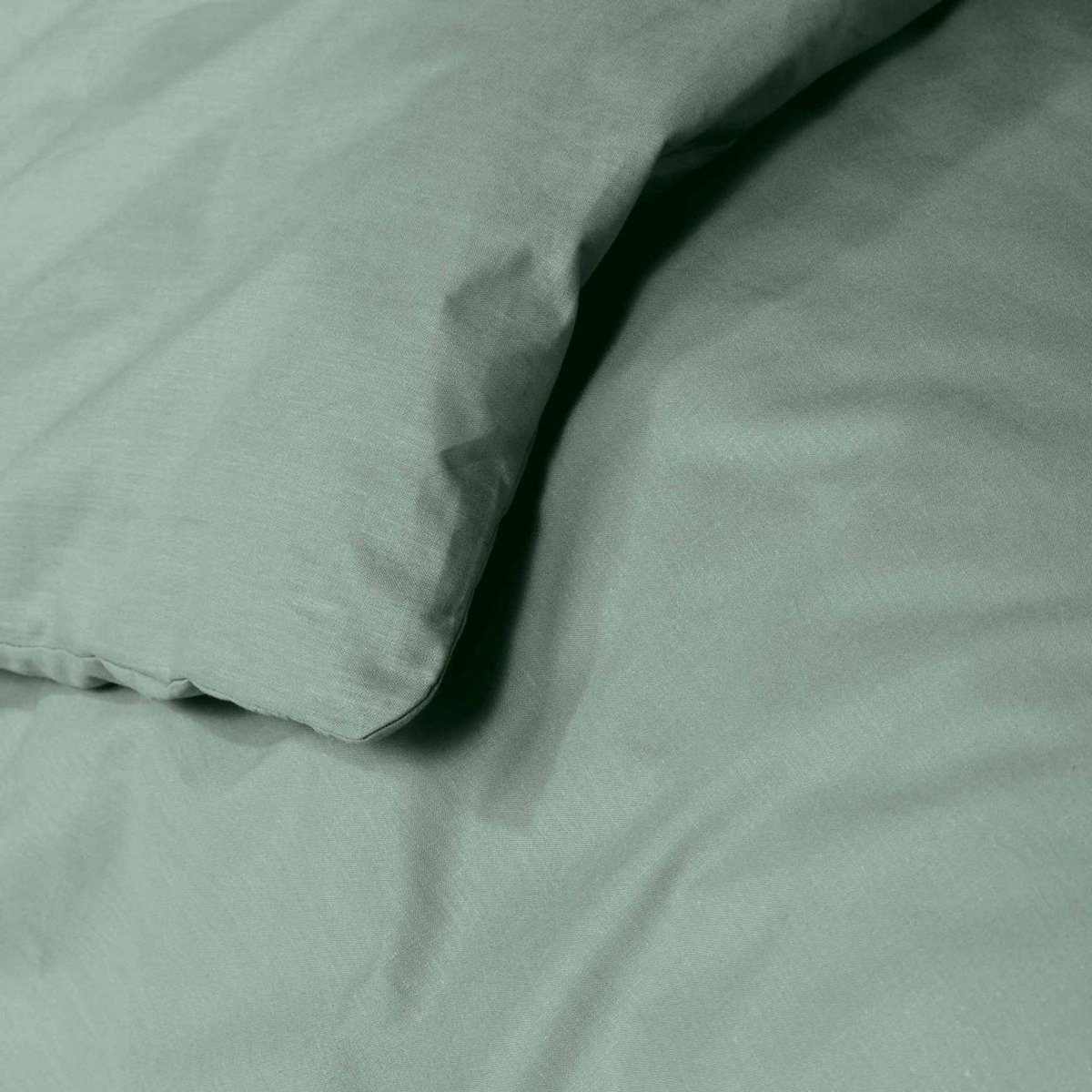 Paris Prix Housse de Couette  Lina  240x220cm Vert Sauge